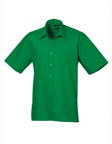 Men´s Poplin Short Sleeve Shirt - PW202 - Premier Workwear