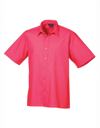 Men´s Poplin Short Sleeve Shirt - PW202 - Premier Workwear