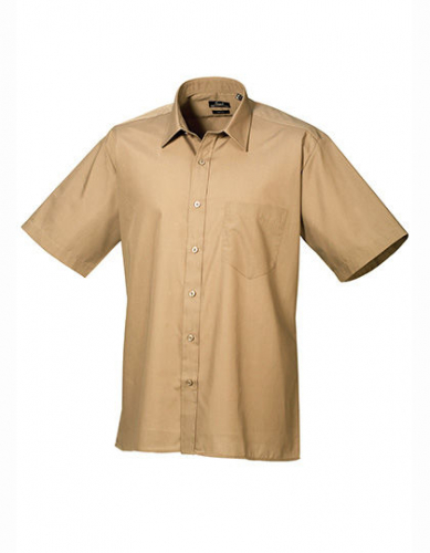 Men´s Poplin Short Sleeve Shirt - PW202 - Premier Workwear