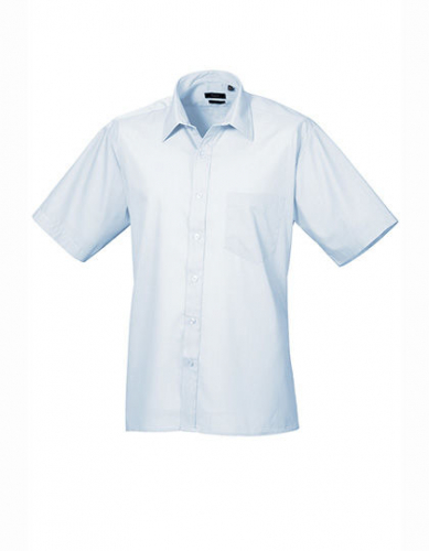 Men´s Poplin Short Sleeve Shirt - PW202 - Premier Workwear