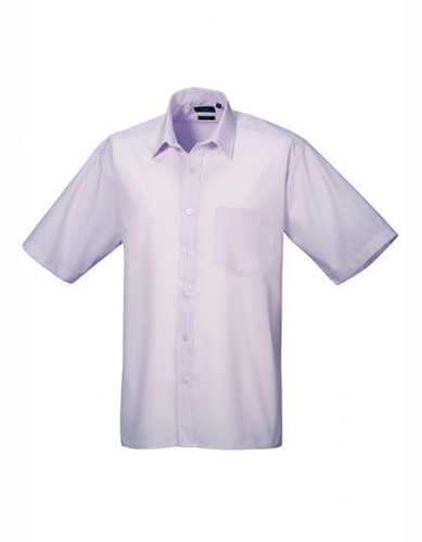 Men´s Poplin Short Sleeve Shirt - PW202 - Premier Workwear