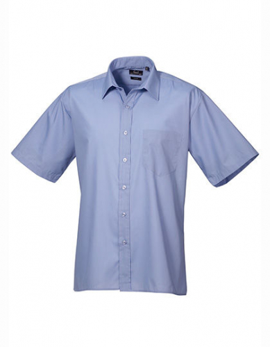 Men´s Poplin Short Sleeve Shirt - PW202 - Premier Workwear