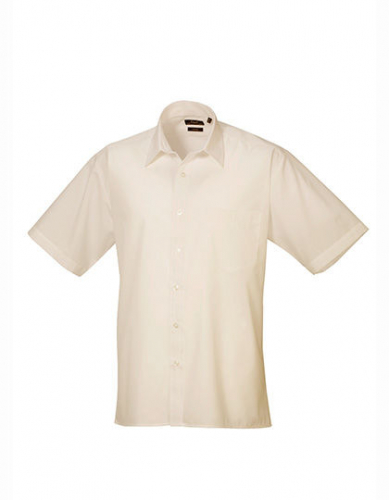 Men´s Poplin Short Sleeve Shirt - PW202 - Premier Workwear