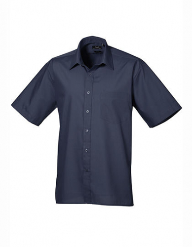 Men´s Poplin Short Sleeve Shirt - PW202 - Premier Workwear