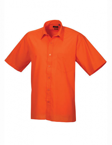 Men´s Poplin Short Sleeve Shirt - PW202 - Premier Workwear