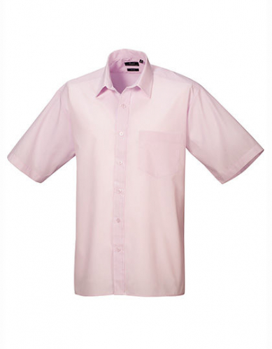 Men´s Poplin Short Sleeve Shirt - PW202 - Premier Workwear