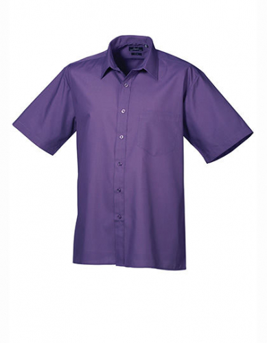 Men´s Poplin Short Sleeve Shirt - PW202 - Premier Workwear