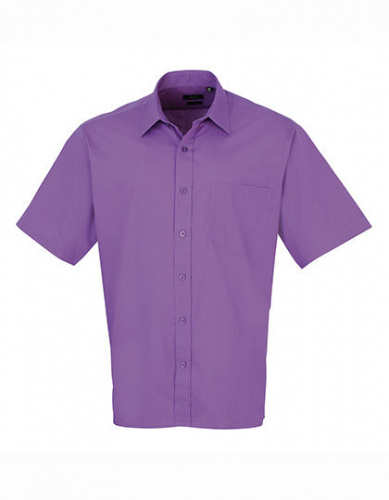 Men´s Poplin Short Sleeve Shirt - PW202 - Premier Workwear