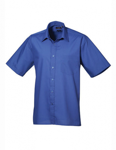 Men´s Poplin Short Sleeve Shirt - PW202 - Premier Workwear