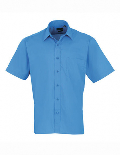 Men´s Poplin Short Sleeve Shirt - PW202 - Premier Workwear