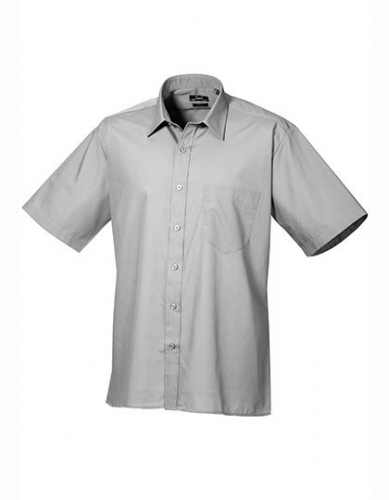 Men´s Poplin Short Sleeve Shirt - PW202 - Premier Workwear