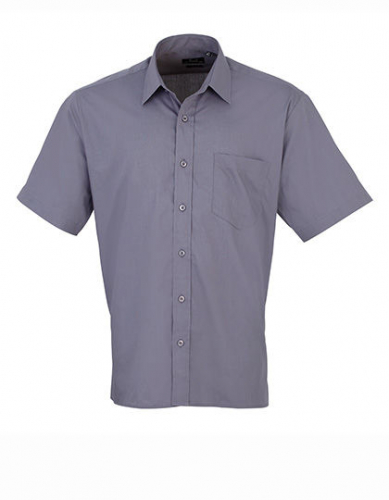 Men´s Poplin Short Sleeve Shirt - PW202 - Premier Workwear