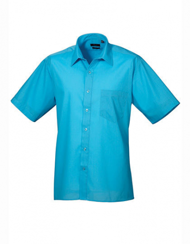 Men´s Poplin Short Sleeve Shirt - PW202 - Premier Workwear