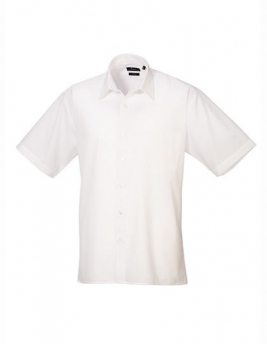 Men´s Poplin Short Sleeve Shirt - PW202 - Premier Workwear