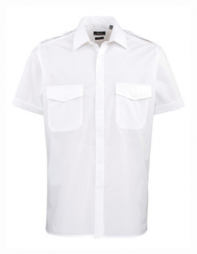 Pilot Shirt Short Sleeve - PW212 - Premier Workwear
