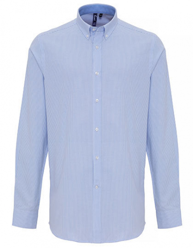 Men´s Cotton Rich Oxford Stripes Shirt - PW238 - Premier Workwear