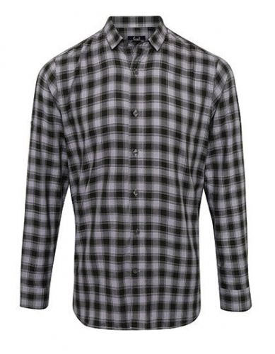 Men´s Mulligan Check Cotton Long Sleeve Shirt - PW250 - Premier Workwear