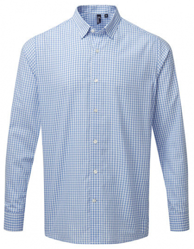 Men´s Maxton Check Long Sleeve Shirt - PW252 - Premier Workwear