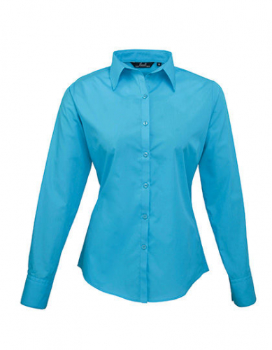 Women´s Poplin Long Sleeve Blouse - PW300 - Premier Workwear