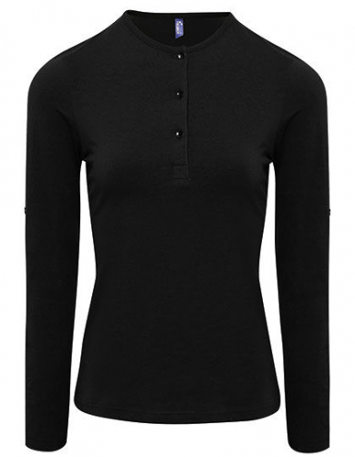 Women´s Long-John Roll Sleeve Tee - PW318 - Premier Workwear