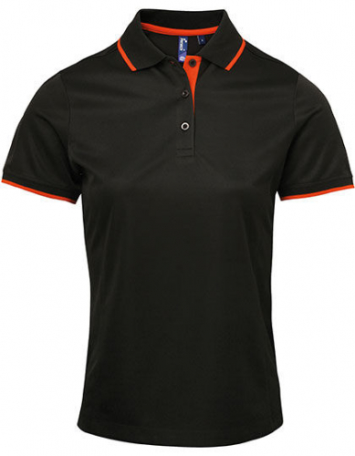 Women´s Contrast Coolchecker® Polo - PW619 - Premier Workwear