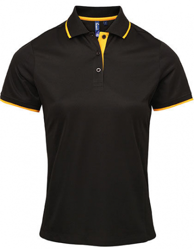 Women´s Contrast Coolchecker® Polo - PW619 - Premier Workwear