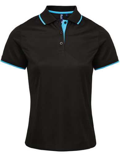 Women´s Contrast Coolchecker® Polo - PW619 - Premier Workwear