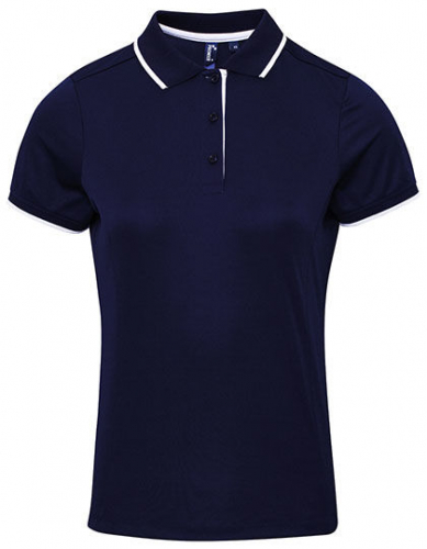 Women´s Contrast Coolchecker® Polo - PW619 - Premier Workwear