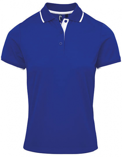 Women´s Contrast Coolchecker® Polo - PW619 - Premier Workwear