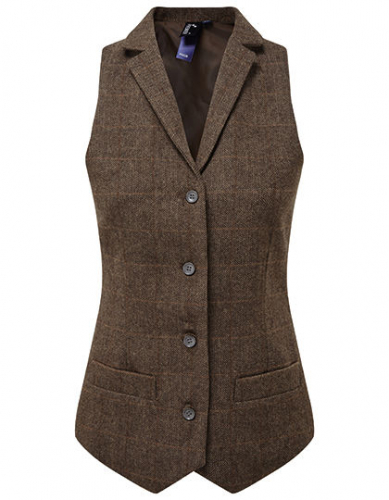 Women´s Herringbone Waistcoat - PW626 - Premier Workwear