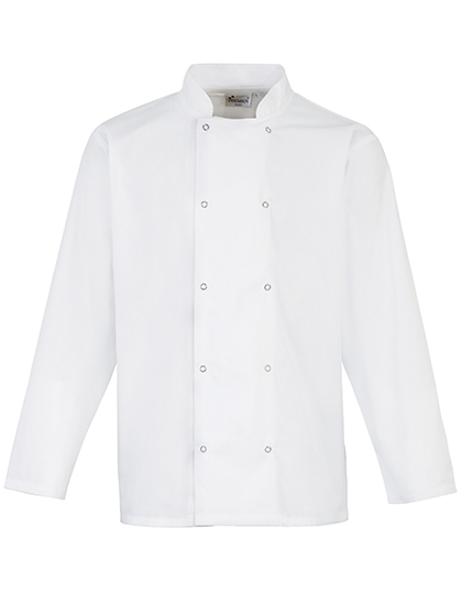 Chef´s Long Sleeve Stud Jacket - PW665 - Premier Workwear