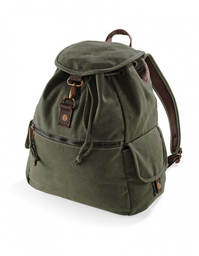 Vintage Canvas Backpack - QD612 - Quadra