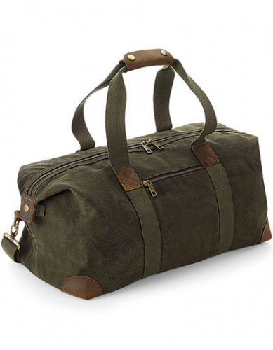 Heritage Waxed Canvas Holdall - QD650 - Quadra