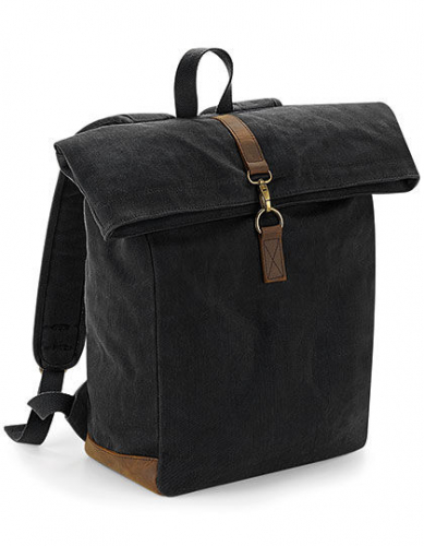 Heritage Waxed Canvas Backpack - QD655 - Quadra