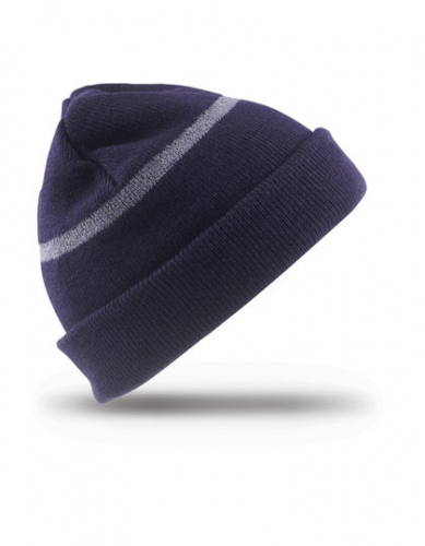 Junior Thinsulate™ Woolly Ski Hat With Reflective Band - RC33J - Result Winter Essentials