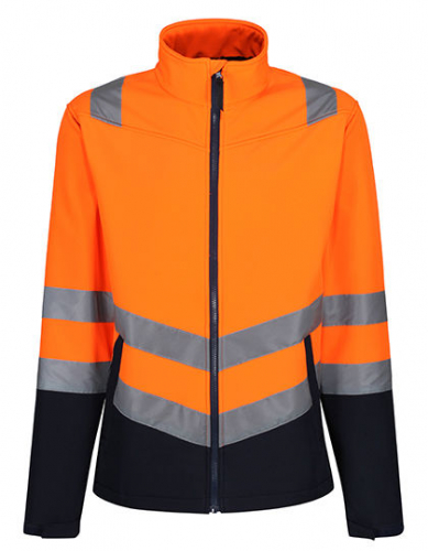 Pro Hi-Vis Softshell Jacket - RG722 - Regatta High Visibility