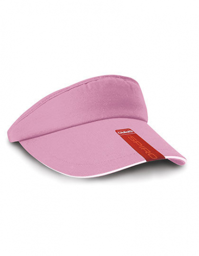 Herringbone Sun Visor With Sandwich Peak - RH48 - Result Headwear