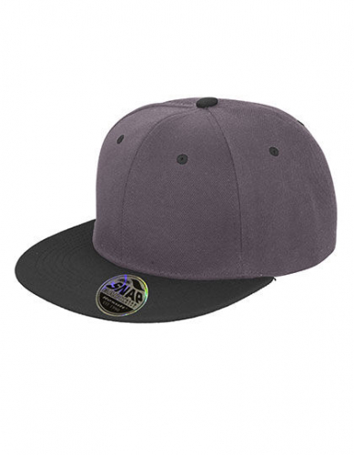 Bronx Original Flat Peak Snapback Dual Colour Cap - RH82 - Result Headwear