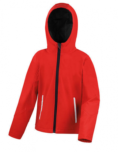 Youth TX Performance Hooded Soft Shell Jacket - RT224Y - Result Core