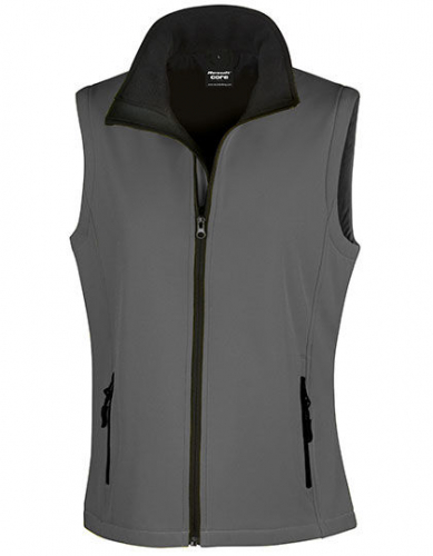 Women´s Printable Soft Shell Bodywarmer - RT232F - Result Core