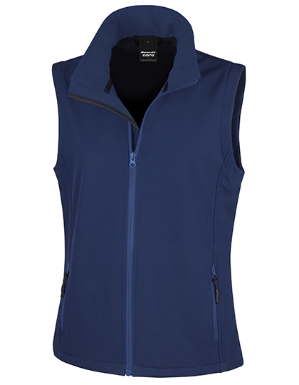 Women´s Printable Soft Shell Bodywarmer - RT232F - Result Core