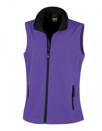 Women´s Printable Soft Shell Bodywarmer - RT232F - Result Core