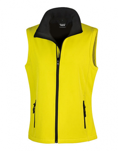 Women´s Printable Soft Shell Bodywarmer - RT232F - Result Core