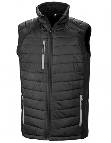 Recycled Compass Padded Softshell Gilet - RT238 - Result Genuine Recycled