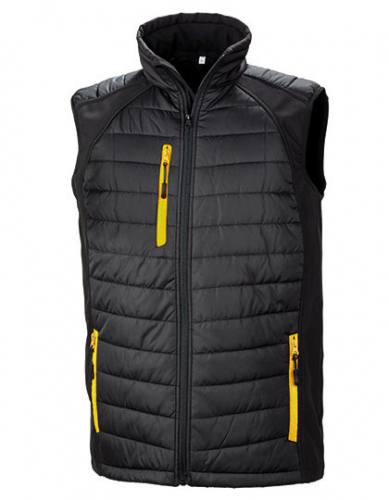 Recycled Compass Padded Softshell Gilet - RT238 - Result Genuine Recycled