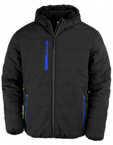 Recycled Black Compass Padded Winter Jacket - RT240 - Result Genuine Recycled