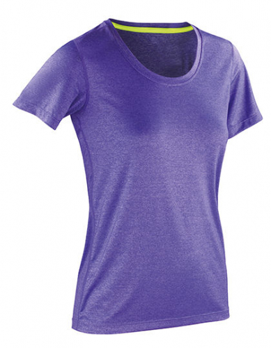 Women´s Fitness Shiny Marl T-Shirt - RT271F - SPIRO