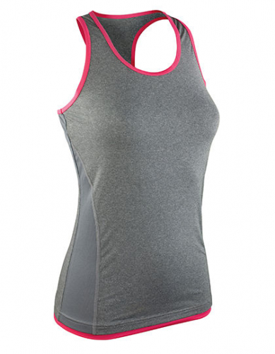 Fitness Stringer Back Marl Top - RT272F - SPIRO