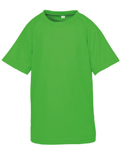 Junior Performance Aircool Tee - RT287J - SPIRO