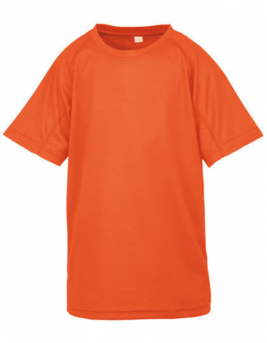 Junior Performance Aircool Tee - RT287J - SPIRO